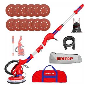 Lijadora Pared 1050w Emtop Techo Drywall Aspira Edsd10501
