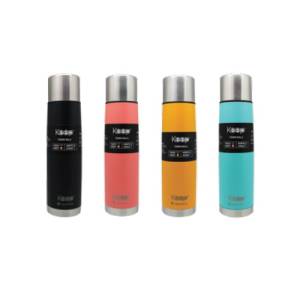 TERMO BALA KEEP 1000 ML ACERO INOX. (1 ROSADO 1 NEGRO)
