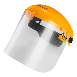 Careta Proteccion Transparente Arnes Rebatible Ingco Hfspc01