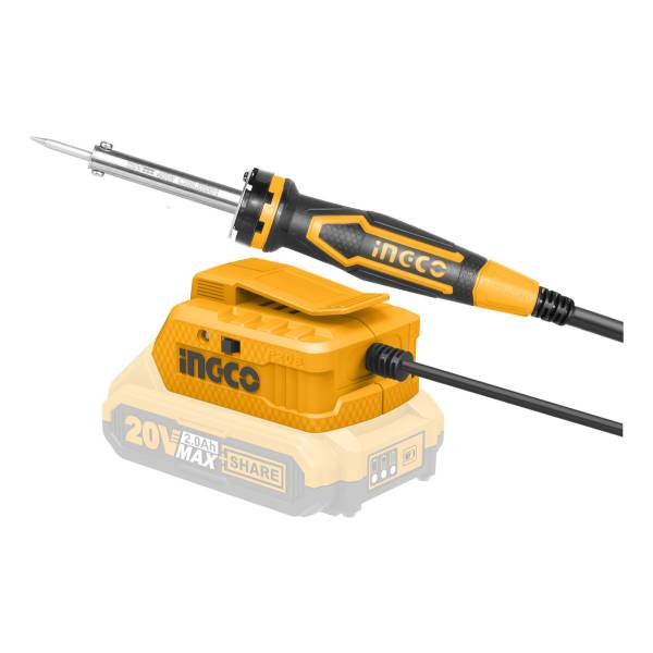 Soldador Lapiz Estaño 40w A Bateria 20volt Ingco Csili2001