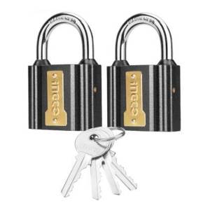 Set X 2 Candado Llaves Iguales 38mm Ingco Diplk2382