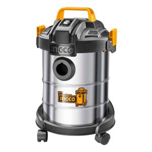 Aspiradora 12lt 800w Seco Humedo Ingco Vc14122 Tacho Inoxida