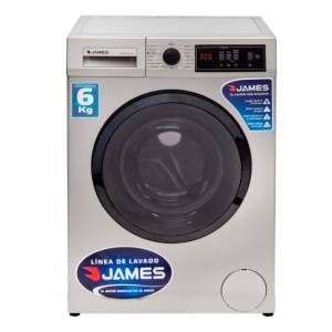 Lavarropas James Lr 6990t Silver 6kg Automático Color Gris