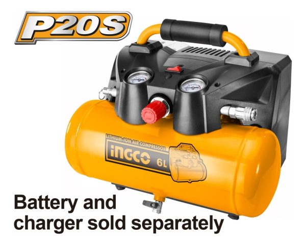 Compresor 6lt 20v Batingco Cacli2003 No Incluy Bat Ni Carg - Imagen 2
