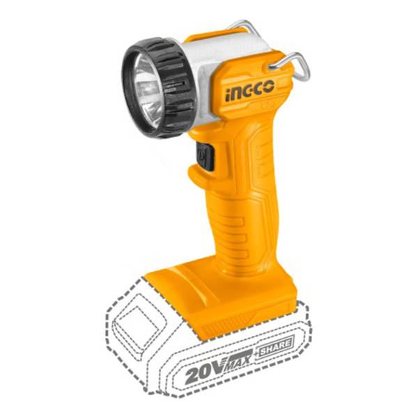 Linterna A Bateria 20v 5w 270 Lumens Linea P20s Ingco Cwli20