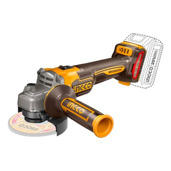 Amoladora 20v Brushless 4 1/2 115m Ingco Cagli21154