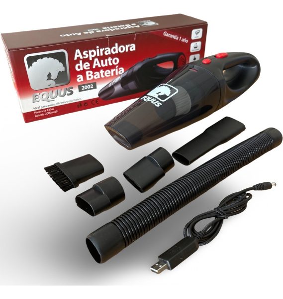 Aspiradora De Auto Equus A Bateria - Imagen 3