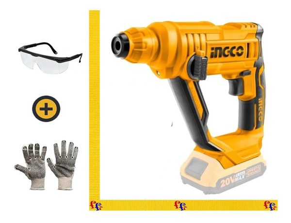 Ff Rotomartillo A Bateria 20v Ingco Sds Plus 1,5jl Crhli1601 - Imagen 2