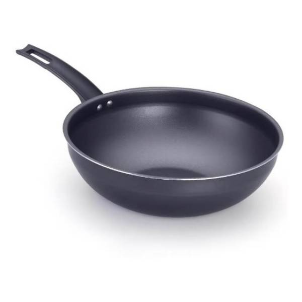Sartén Antiadherente Para Wok, 2.3 Litros, 24 Cm, Color Graf