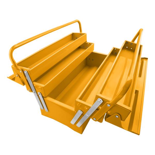 Caja De Herramientas Metal 3 Estantes 495x200x290mm Ingco Ht