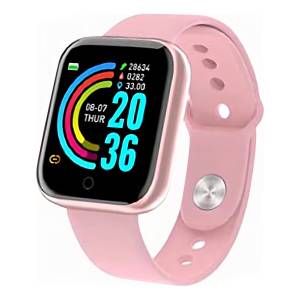 Reloj Smartwatch Bracelet Cuadrado Rosa