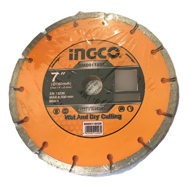 Ff Set Lata 5 Discos Diamantados 7'' Segmentado Ingco Dm