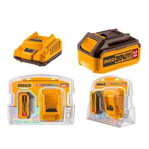 Set X1 Bateria 20v 4amp + 1 Cargador Ingco Fbcpk1214