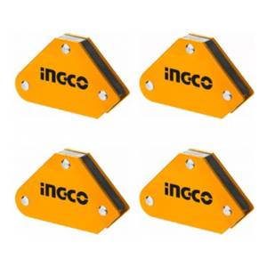 Set X4 Escuadras Magneticas Ingco Amwh4001