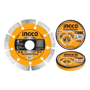 Lata De 10 Disco 4 1/2 '' Diamantado Segmentado Ingco Ff