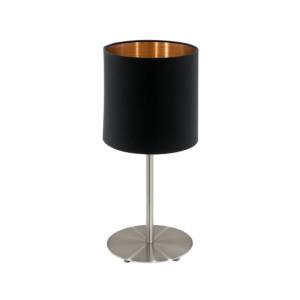 PORTÁTIL DE MESA PASTERI, COLOR NEGRO Y COBRE