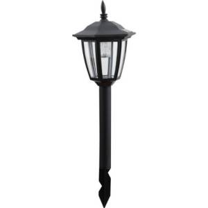 PACK DE 4 ESTACAS SOLARES JARDIN FAROL PLASTICO