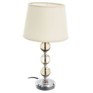 LAMPARA PORTATIL DE MESA ANKARA GRIS 1 LUZ E27