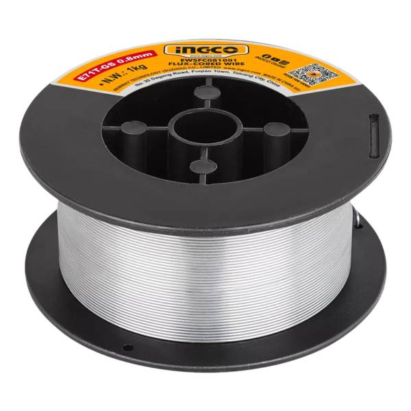Rollo Alambre Soldar Flux 1kg X 0.8mm Ingco Ewsfc081001