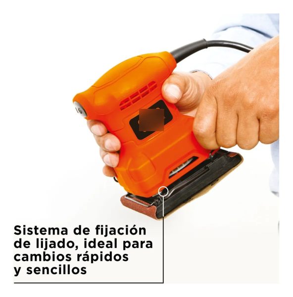Lijadora Orbital Black+decker Bs200 200w 1/4 14000 Min Opm - Imagen 2