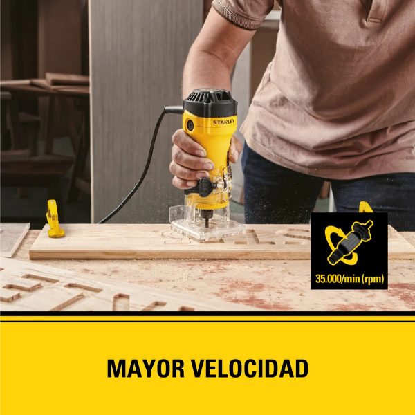 Fresadora Stanley St55 Router Rebordeadora 550w 220v - Imagen 5