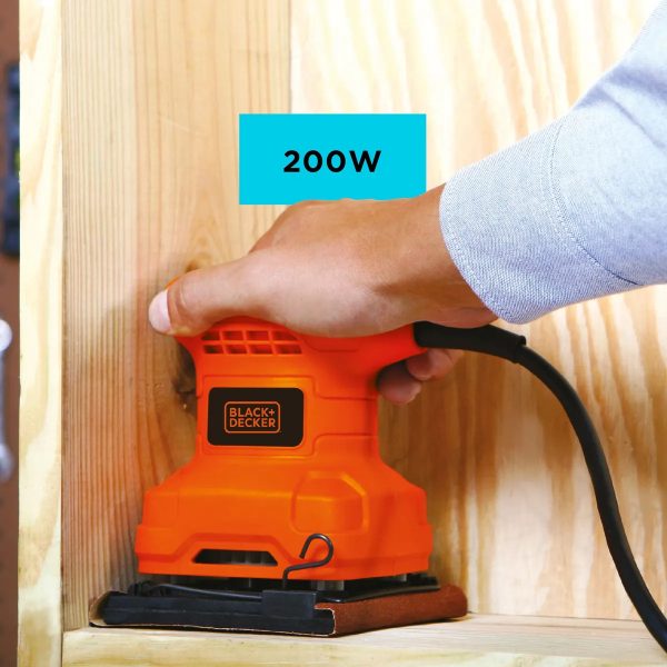 Lijadora Orbital Black+decker Bs200 200w 1/4 14000 Min Opm - Imagen 5