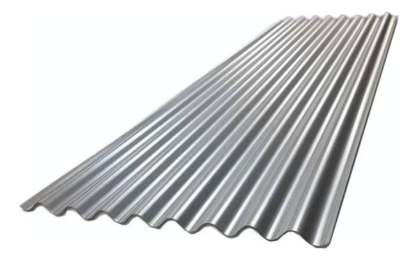 Chapa Acanalada Galvanizada Zinc 4.20mt 0.20mm Armco Tero - Imagen 2