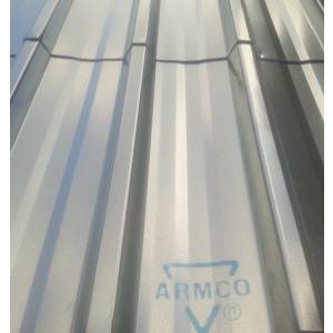 Chapa Trapezoidal Galvanizada Zinc Armco 0.30 X 2.44m