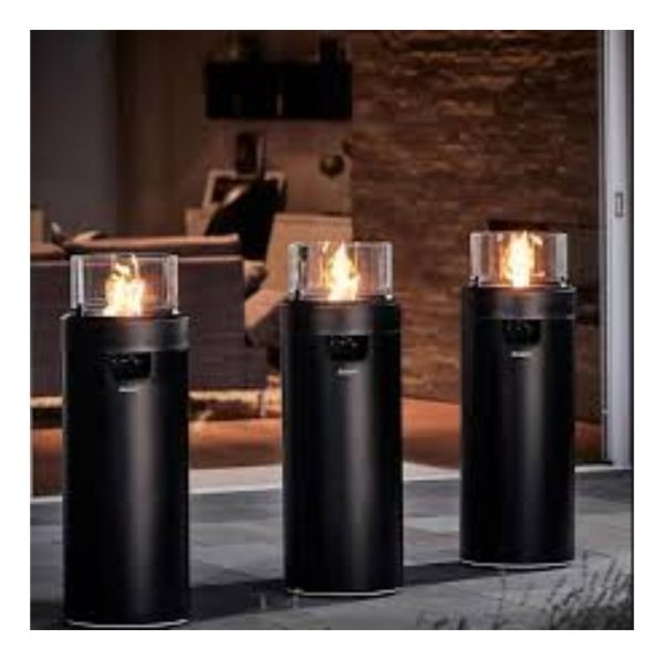 Estufa Supergas Exterior Int Cilindro Chico Fire Pit Vidrio - Imagen 2