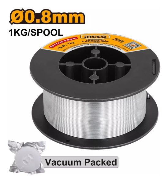 Rollo Alambre Soldar Flux 1kg X 0.8mm Ingco Ewsfc081001 - Imagen 2