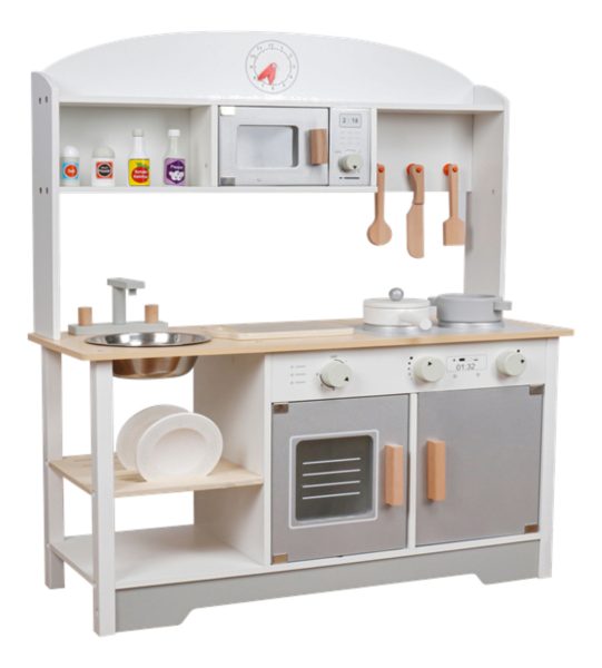 Juego Didactico Cocina Cocinita De Madera Niños Infantil - Imagen 9