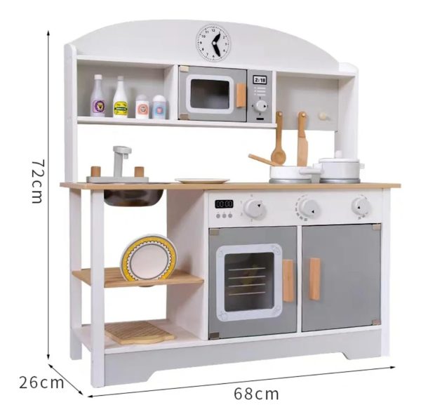 Juego Didactico Cocina Cocinita De Madera Niños Infantil - Imagen 7