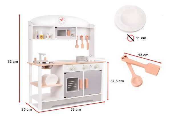 Juego Didactico Cocina Cocinita De Madera Niños Infantil - Imagen 3