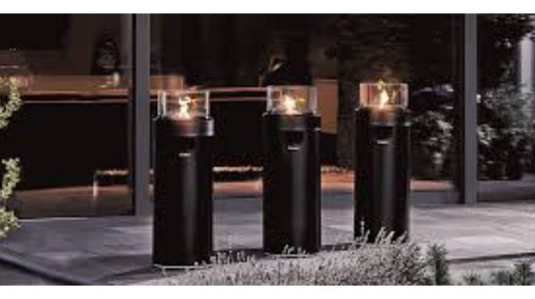 Estufa Supergas Exterior Int Cilindro Chico Fire Pit Vidrio - Imagen 3