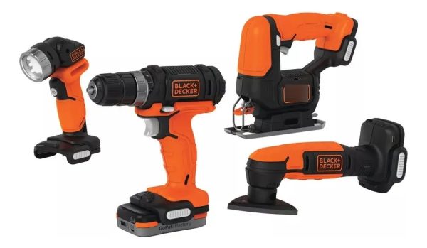 Kit 4 Herramienta Eléctrica12v Gopack Black+decker Bdck502c1 - Imagen 2