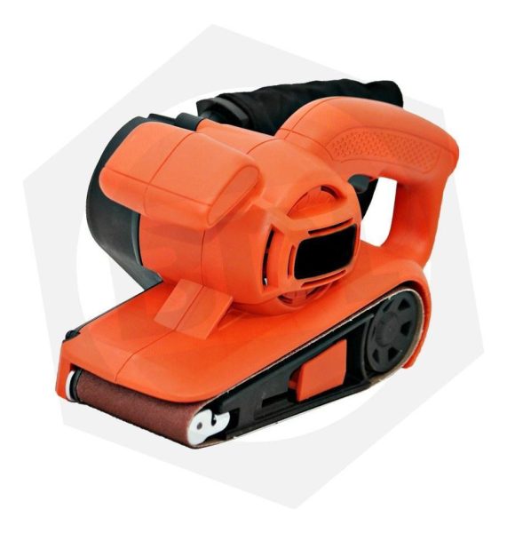 Lijadora De Banda Black Decker Br318 680w Con Bolsa Kirkor - Imagen 3