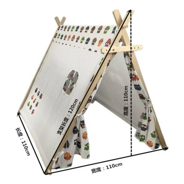 Carpa Tienda De Juego De Madera Infantil - Imagen 5