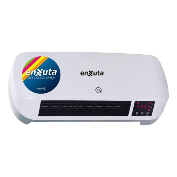 Caloventilador Digital De Pared Enxuta Cvenxd3520 2000w Amv Color Blanco