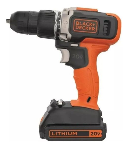 Taladro Atornillador Percutor Inalámbrico 20v Black + Decker - Imagen 2