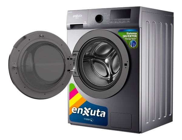 Lavarropas Carga Frontal Inverter Enxuta Lenx770t 7 Kg Color - Imagen 3