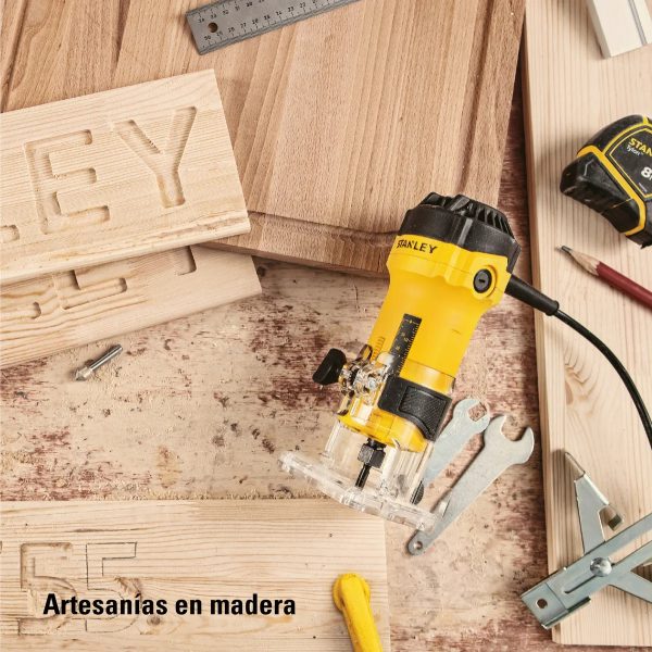 Fresadora Stanley St55 Router Rebordeadora 550w 220v - Imagen 8