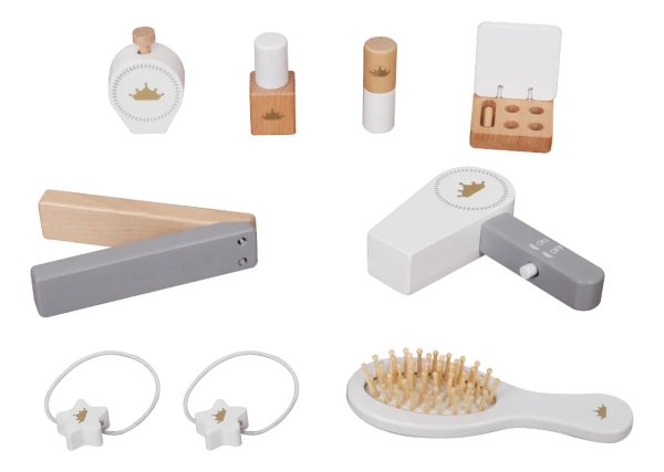 Juego Infantil De Tocador Grande Maquillaje Madera C/acces. - Imagen 3