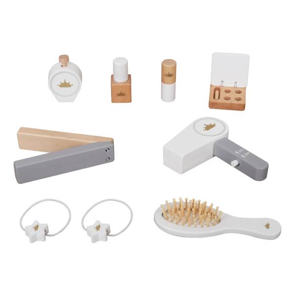 Juego Infantil De Tocador Grande Maquillaje Madera C/acces. - Imagen 3
