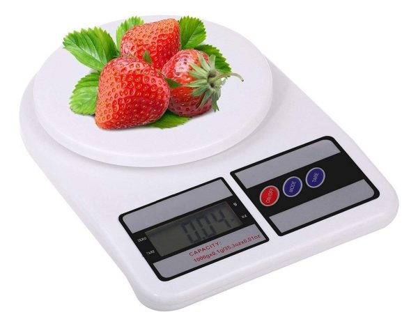 Balanza De Cocina Digital Precisión 1g Hasta 10kg Capacidad Máxima 10 Kg Color Blanco - Imagen 2
