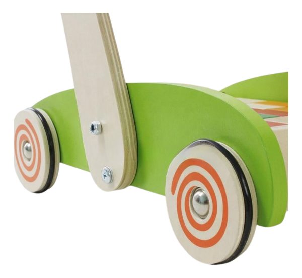 Caminador Bebe Andador Infantil Primeros Pasos Madera C/baul - Imagen 3