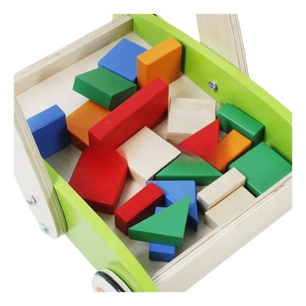 Caminador Bebe Andador Infantil Primeros Pasos Madera C/baul - Imagen 2