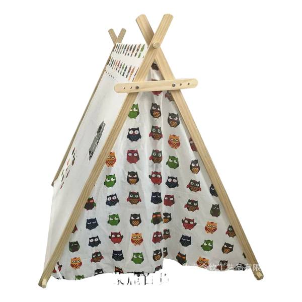 Carpa Tienda De Juego De Madera Infantil - Imagen 4