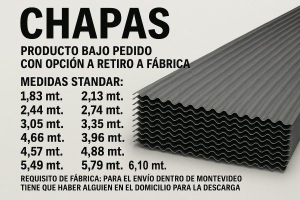 Chapa Armco Trapecio Galvanizada 0.41 Mm X Mt Lineal Cal 26 - Imagen 3