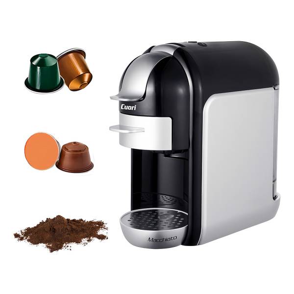 Cuori Hogar Cafetera Macchiato Negro