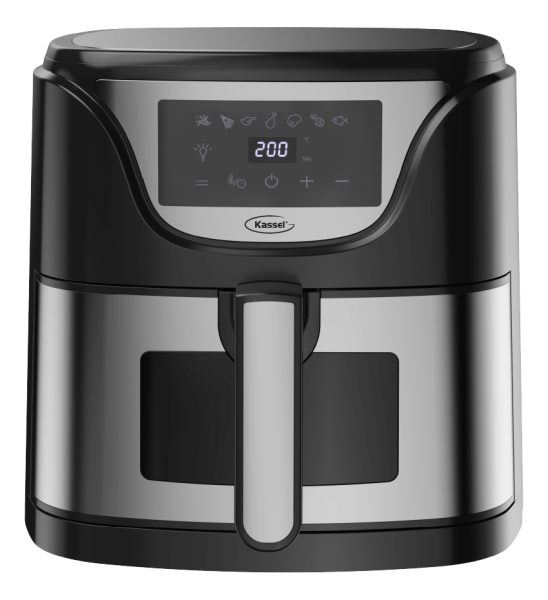 Freidora De Aire Digital 5 Lt Inox Kassel - Imagen 2